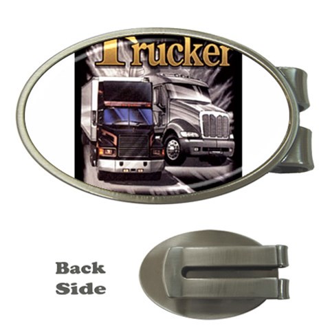 Trucker Money Clip (Oval) from UrbanLoad.com Front