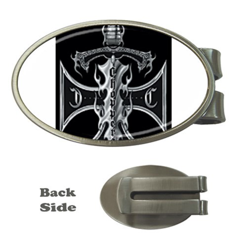 Cross Money Clip (Oval) from UrbanLoad.com Front