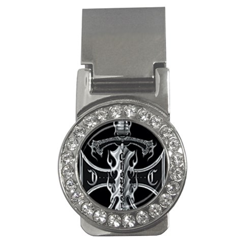 Cross Money Clip (CZ) from UrbanLoad.com Front