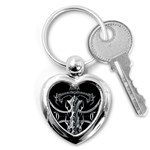 Cross Key Chain (Heart)