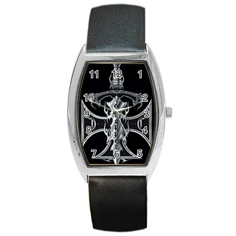 Cross Barrel Style Metal Watch from UrbanLoad.com Front