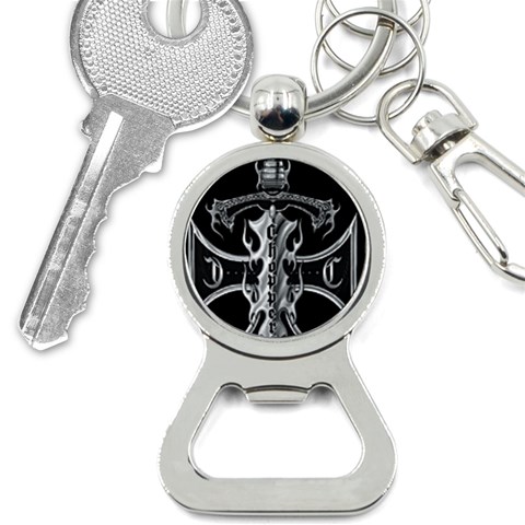 Cross Bottle Opener Key Chain from UrbanLoad.com Front