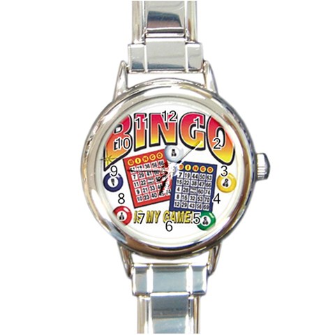 Bingo Game Round Italian Charm Watch from UrbanLoad.com Front