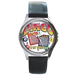 Bingo Game Round Metal Watch