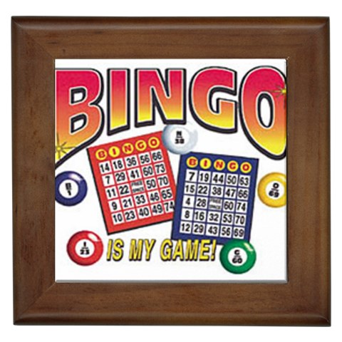 Bingo Game Framed Tile from UrbanLoad.com Front