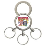 Bingo Game 3-Ring Key Chain