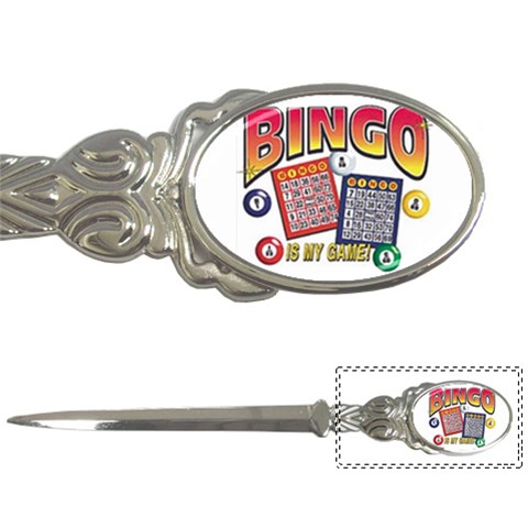 Bingo Game Letter Opener from UrbanLoad.com Front