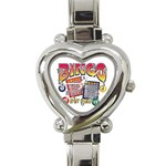 Bingo Game Heart Italian Charm Watch