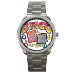 Bingo Game Sport Metal Watch