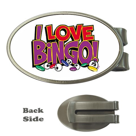 Love Bingo Money Clip (Oval) from UrbanLoad.com Front