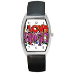 Love Bingo Barrel Style Metal Watch