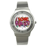 Love Bingo Stainless Steel Watch