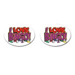 Love Bingo Cufflinks (Oval)