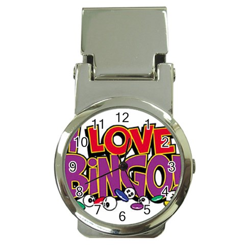 Love Bingo Money Clip Watch from UrbanLoad.com Front