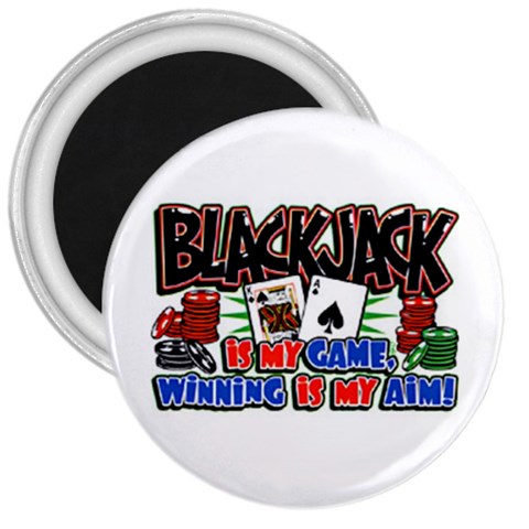 Blackjack 3  Magnet from UrbanLoad.com Front