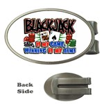 Blackjack Money Clip (Oval)