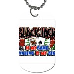 Blackjack Dog Tag (One Side)
