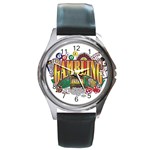 Gambling Round Metal Watch