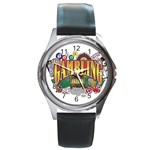 Gambling Round Metal Watch