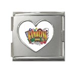 Gambling Mega Link Heart Italian Charm (18mm)