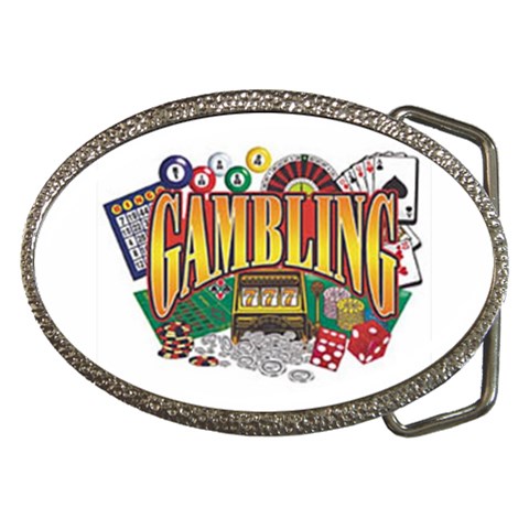 Gambling Belt Buckle from UrbanLoad.com Front