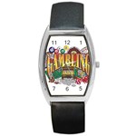 Gambling Barrel Style Metal Watch