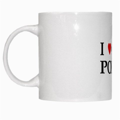 Poker White Mug from UrbanLoad.com Left