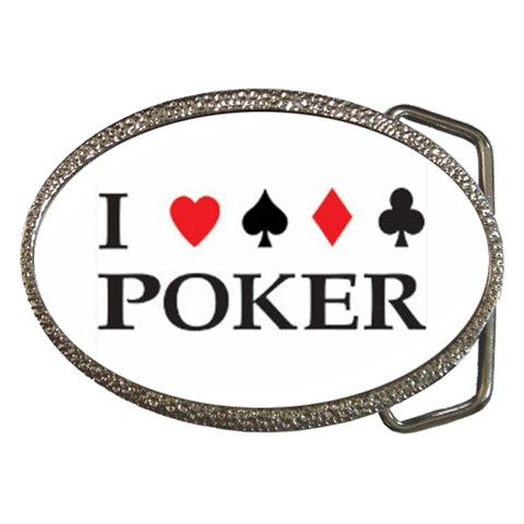 Poker Belt Buckle from UrbanLoad.com Front