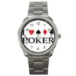 Poker Sport Metal Watch