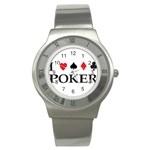 Poker Stainless Steel Watch