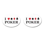 Poker Cufflinks (Oval)