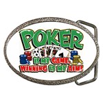 Poker Game Belt Buckle