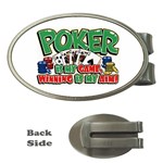 Poker Game Money Clip (Oval)