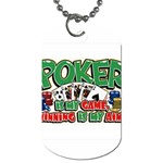 Poker Game Dog Tag (One Side)