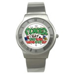 Poker Game Stainless Steel Watch