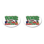 Poker Game Cufflinks (Oval)