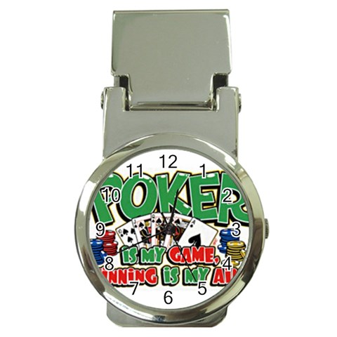 Poker Game Money Clip Watch from UrbanLoad.com Front