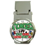 Poker Game Money Clip Watch