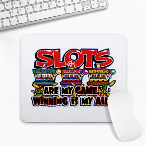 Slots Large Mousepad from UrbanLoad.com Front