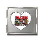 Slots Mega Link Heart Italian Charm (18mm)