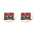 Slots Cufflinks (Oval)