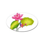 Lillies Sticker Oval (100 pack)