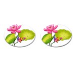 Lillies Cufflinks (Oval)