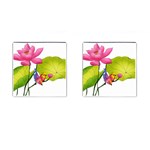 Lillies Cufflinks (Square)