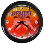 Gemini Wall Clock (Black)