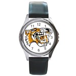 Tiger Round Metal Watch