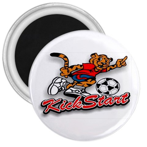 Soccer 3  Magnet from UrbanLoad.com Front