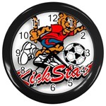 Soccer Wall Clock (Black)