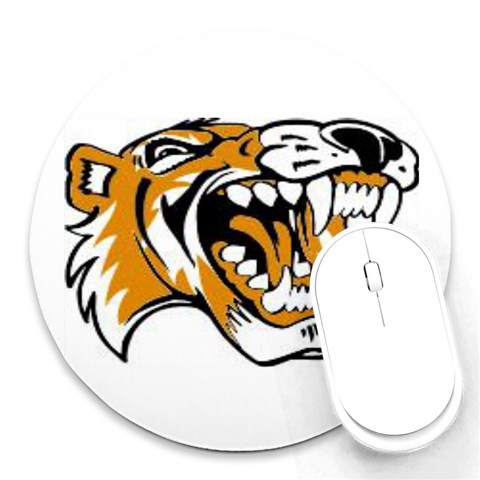 Tiger Round Mousepad from UrbanLoad.com Front