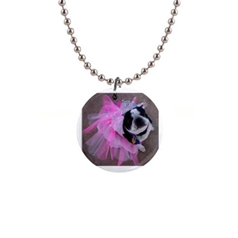 Lil TuTu 1  Button Necklace from UrbanLoad.com Front